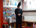 Górnik odwiedził przedszkolaków w Biskupicach